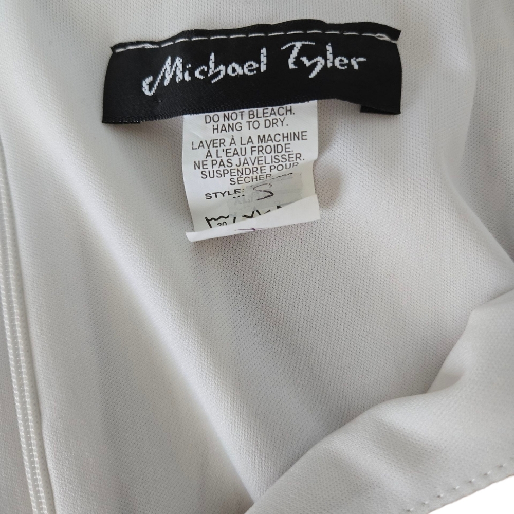 Michael Tyler Stylish Brown Patterned Dress Size Small - Picture 3 of 12
